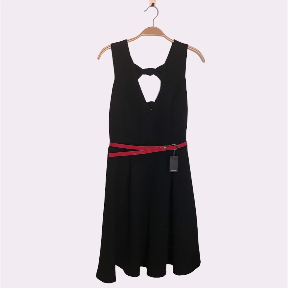 Bow back dress
